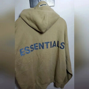 Fear Of God ~ Essential Oversize Tan Hoodie ~ Size‎ Medium NWOT